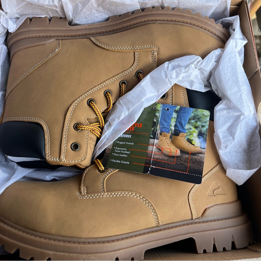Men's Tan Work Boots